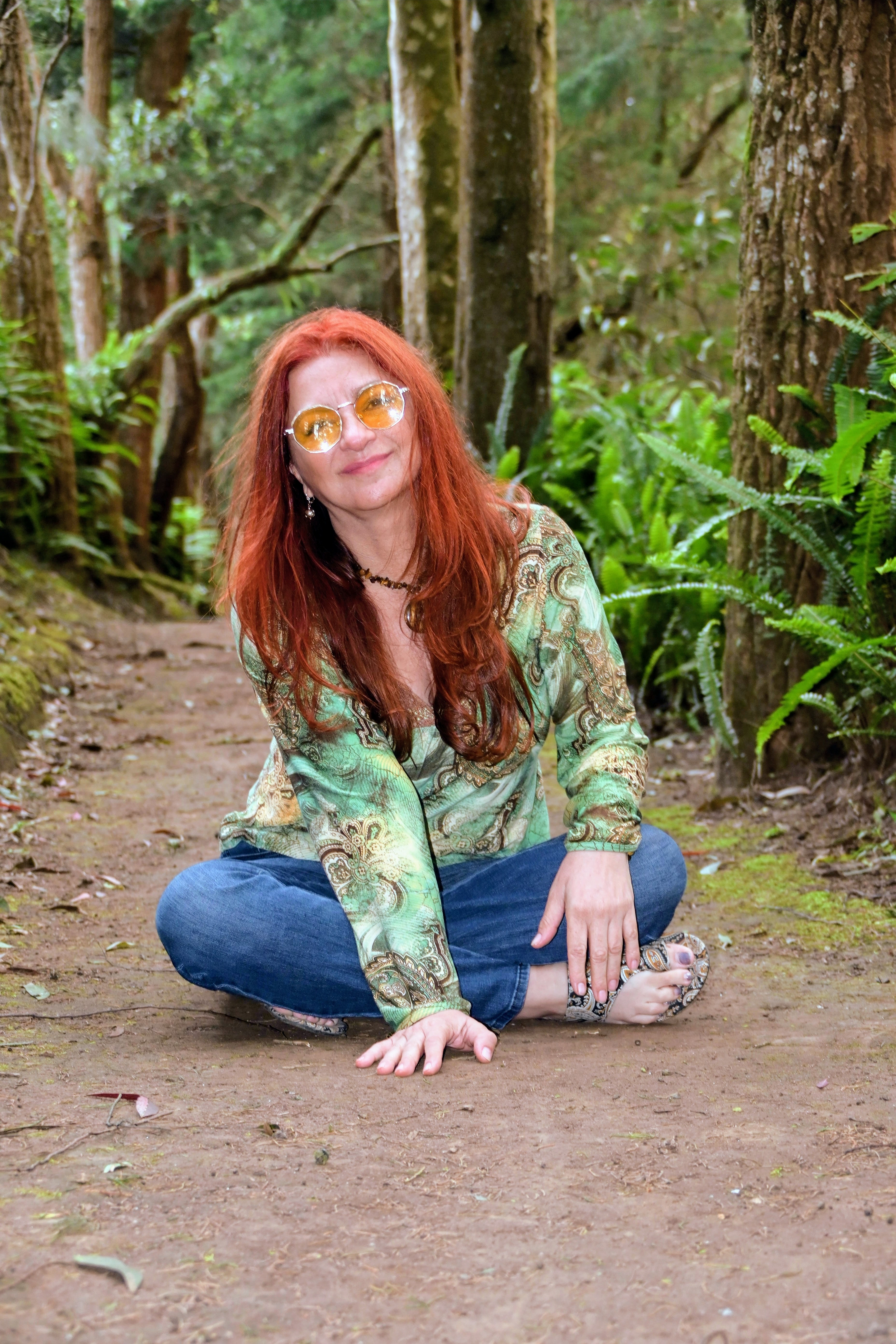 Elizabeth Dehesa enjoying nature